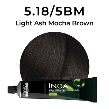L'OREAL - INOA_iNOA 5.18/5BM Light Ash Mocha Brown_Cosmetic World